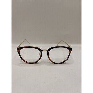 TJIN Eyeglasses 21400 C4 Tortoise Cat Eye Designer Frames Only Gold 51-19-145